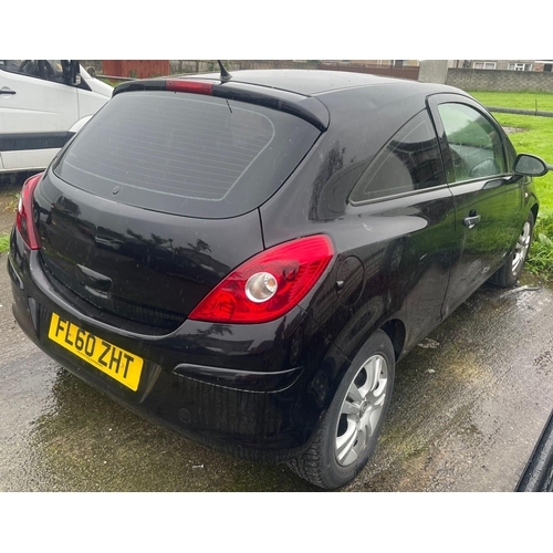 105 - VAUXHALL CORSA ENERGY CDTI 73 EFLEX - FL60 ZHT       1248cc, BLACK, MANUAL, DIESEL, HATCHBACK.  FIRS... 