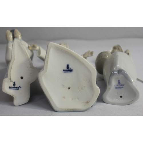 108A - 3 LLADRO FIGURINES