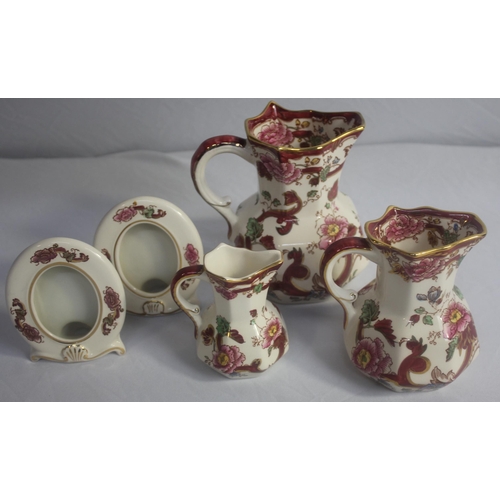 110A - COLLECTION OF MASON'S RED MANDALAY PATTERN CHINA