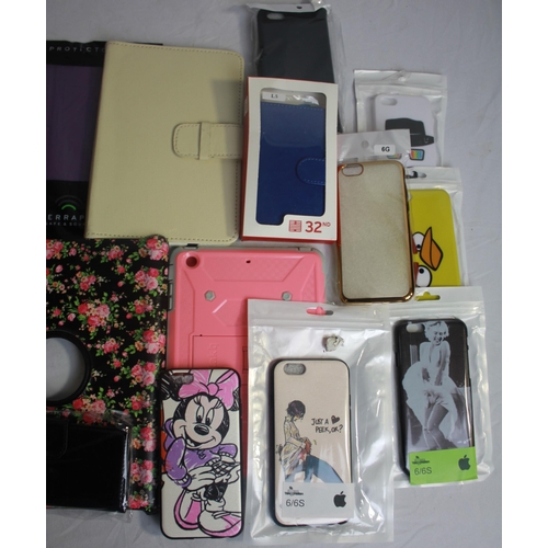 153 - BOX OF IPHONE AND IPAD CASES