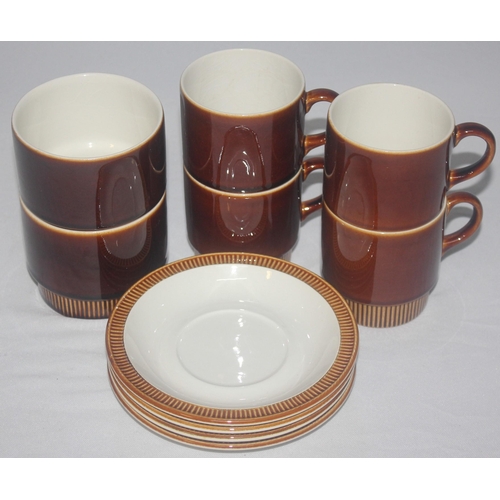 162 - SET OF HORNSEA STORAGE JARS AND POOLE POTTERY PART DINNER SET