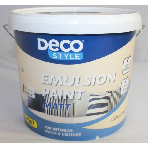 200 - 3 CANS OF PAINT - 2 x2.5 LITRE CROWN BREATHEASY MATT EMULSION 'SAW WHITE' AND 1 x 5 LITRE ALDI ... 