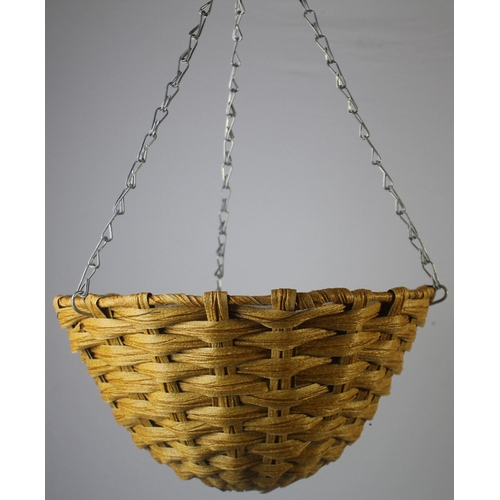 230 - 10 WICKER HANGING BASKETS