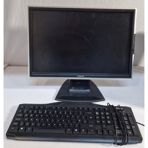 250 - LENOVO TOWER 8500 PC (MODEL 10HS 002HUK), C1905 MONITOR, KEYBOARD, MOUSE, LEADS AND PAIR OF HEADPHON... 