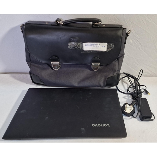 280 - LENOVO LAPTOP V110-1515K MOUSE, POWER LEAD AND BAG - WINDOWS 10 INSTALLED