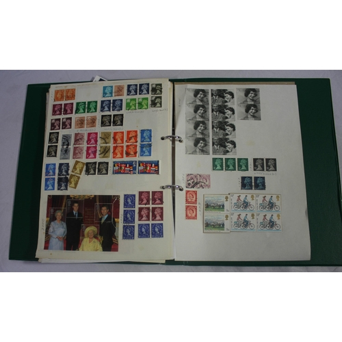 282 - STAMPS OF GB, STANLEY GIBBONS GB STAMP ALBUM, FULL ALBUM OF MINT GB STAMP BOOKLETS AND POST MARKS OF... 