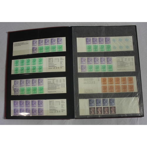 282 - STAMPS OF GB, STANLEY GIBBONS GB STAMP ALBUM, FULL ALBUM OF MINT GB STAMP BOOKLETS AND POST MARKS OF... 