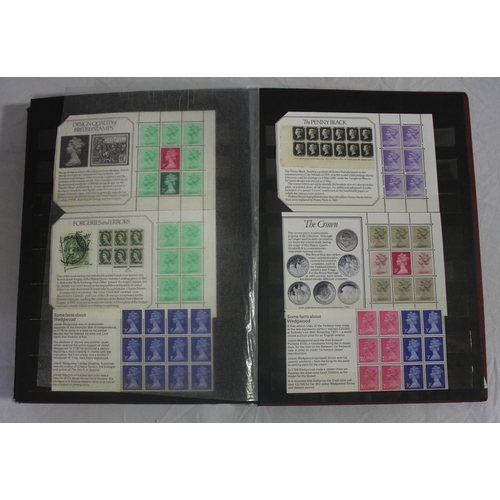 282 - STAMPS OF GB, STANLEY GIBBONS GB STAMP ALBUM, FULL ALBUM OF MINT GB STAMP BOOKLETS AND POST MARKS OF... 