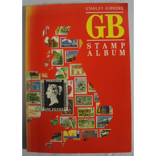 282 - STAMPS OF GB, STANLEY GIBBONS GB STAMP ALBUM, FULL ALBUM OF MINT GB STAMP BOOKLETS AND POST MARKS OF... 