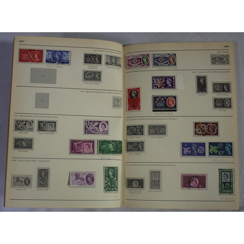 282 - STAMPS OF GB, STANLEY GIBBONS GB STAMP ALBUM, FULL ALBUM OF MINT GB STAMP BOOKLETS AND POST MARKS OF... 