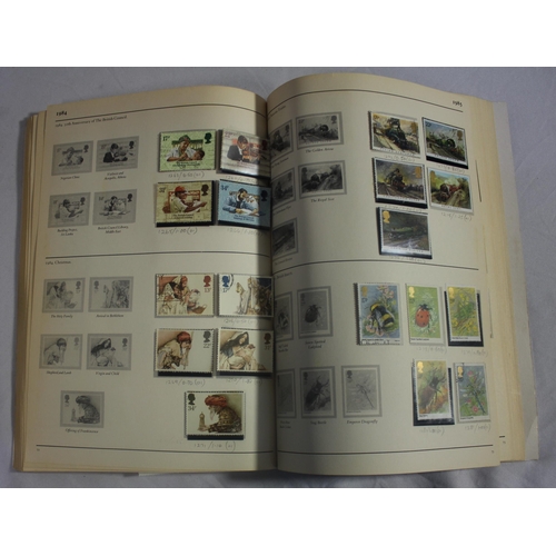 282 - STAMPS OF GB, STANLEY GIBBONS GB STAMP ALBUM, FULL ALBUM OF MINT GB STAMP BOOKLETS AND POST MARKS OF... 