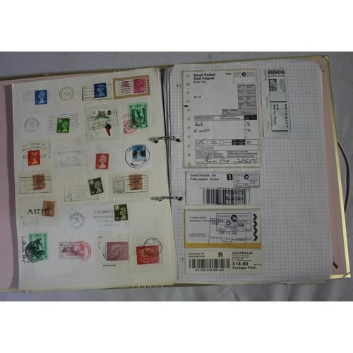 282 - STAMPS OF GB, STANLEY GIBBONS GB STAMP ALBUM, FULL ALBUM OF MINT GB STAMP BOOKLETS AND POST MARKS OF... 