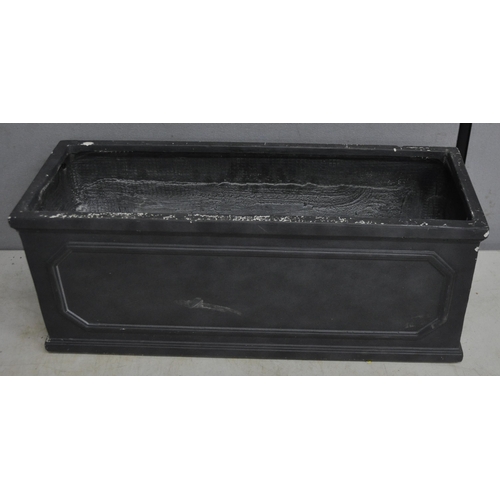 290 - 3 SLATE EFFECT FIBREGLASS PLANTER