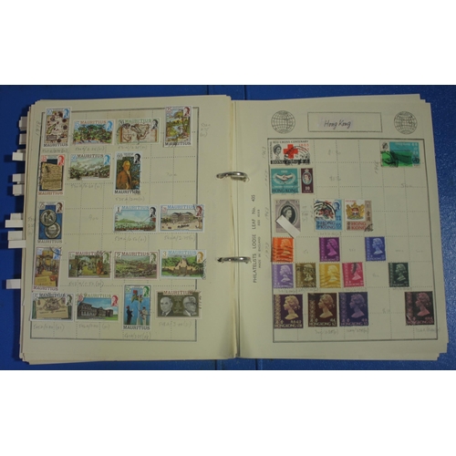 312 - AUSTRALIA 1st DAY POSTMARKS, GB MISCELLANEOUS AND WORLD STAMPS, 2 ALBUMS OF STAMPS OF THE COMMONWEAL... 