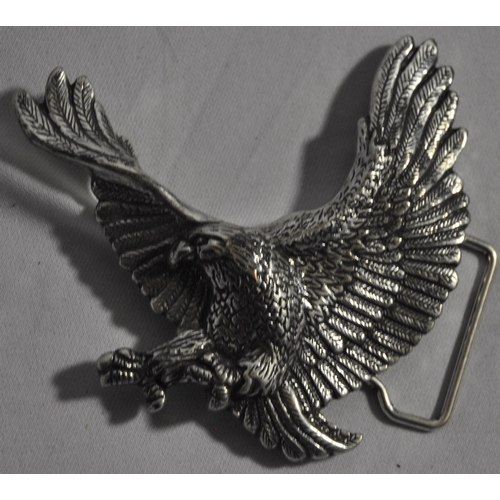 336 - 3 EAGLE BELT BUCKLES