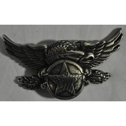 336 - 3 EAGLE BELT BUCKLES