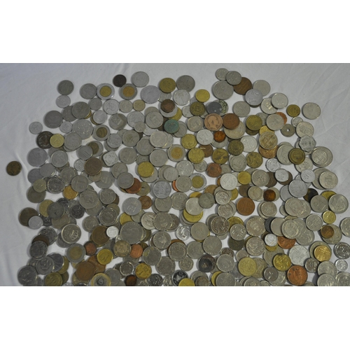 338 - TIN OF VARIOUS COINS