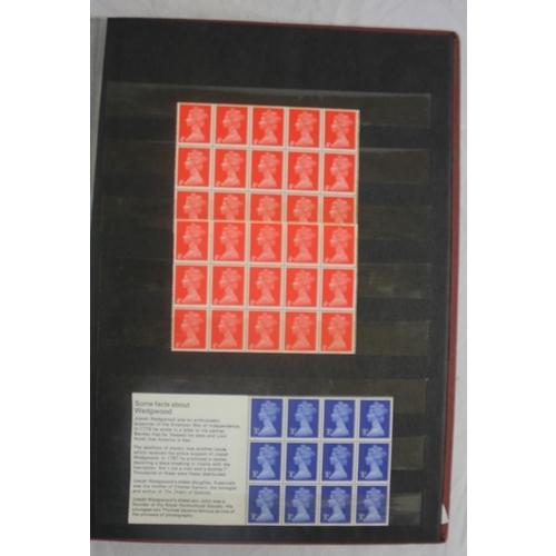 282 - STAMPS OF GB, STANLEY GIBBONS GB STAMP ALBUM, FULL ALBUM OF MINT GB STAMP BOOKLETS AND POST MARKS OF... 