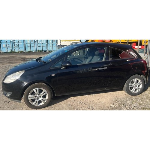 105 - VAUXHALL CORSA ENERGY CDTI 73 EFLEX - FL60 ZHT       1248cc, BLACK, MANUAL, DIESEL, HATCHBACK.  FIRS... 