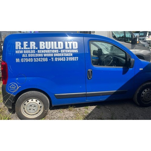 102 - PEUGEOT BIPPER HDI 75S (SLD) - LL16 MRO                                                1200cc, BLUE,... 