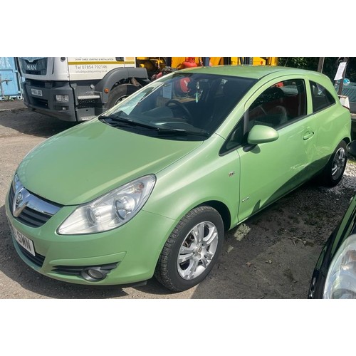 104 - VAUXHALL CORSA CLUB A/C CDTI 75 ECOFLEX - DU09 SWN                                   1248cc GREEN, M... 