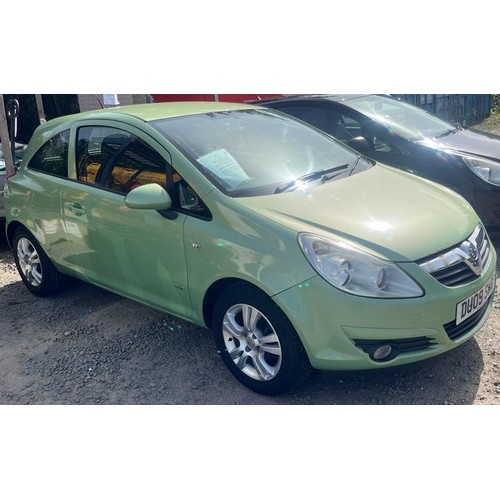 104 - VAUXHALL CORSA CLUB A/C CDTI 75 ECOFLEX - DU09 SWN                                   1248cc GREEN, M... 