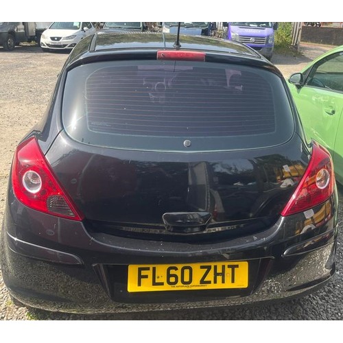 105 - VAUXHALL CORSA ENERGY CDTI 73 EFLEX - FL60 ZHT       1248cc, BLACK, MANUAL, DIESEL, HATCHBACK.  FIRS... 