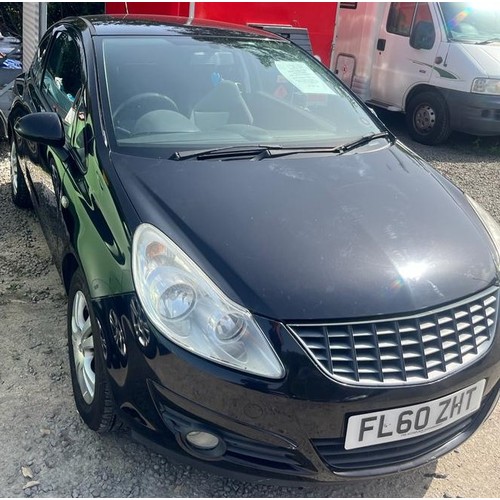 105 - VAUXHALL CORSA ENERGY CDTI 73 EFLEX - FL60 ZHT       1248cc, BLACK, MANUAL, DIESEL, HATCHBACK.  FIRS... 