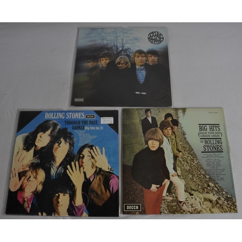 6 - 5 ROLLING STONES VINYL LPs