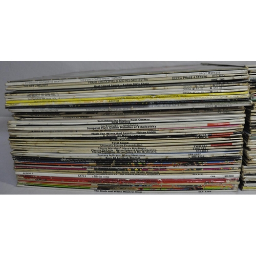 22 - BOX OF 100 VINYL RECORDS