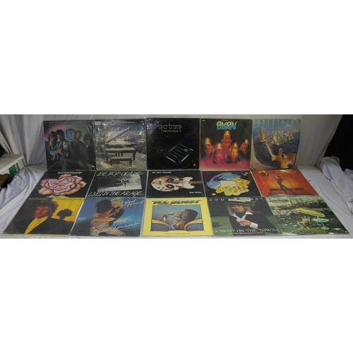 27 - 30 VINYL RECORDS INCLUDING ROD STEWART AND SUPERTRAMP