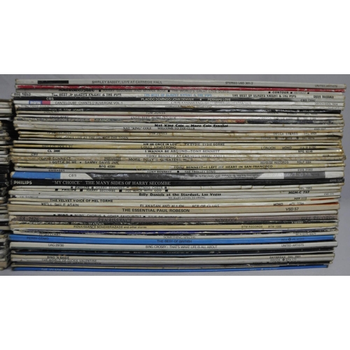 39 - BOX OF 100 VINYL RECORDS