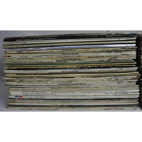 41 - BOX OF 100 VARIOUS VINYL RECORDS