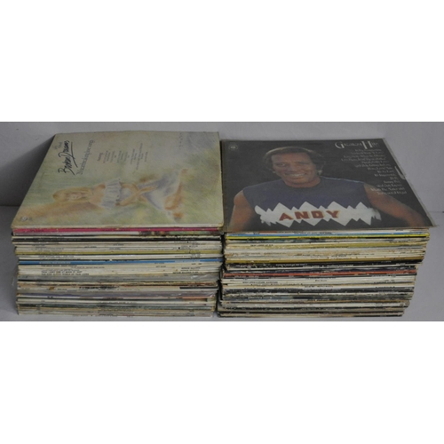 42 - BOX OF 100 VINYL RECORDS