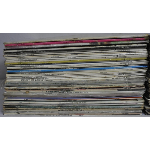 42 - BOX OF 100 VINYL RECORDS