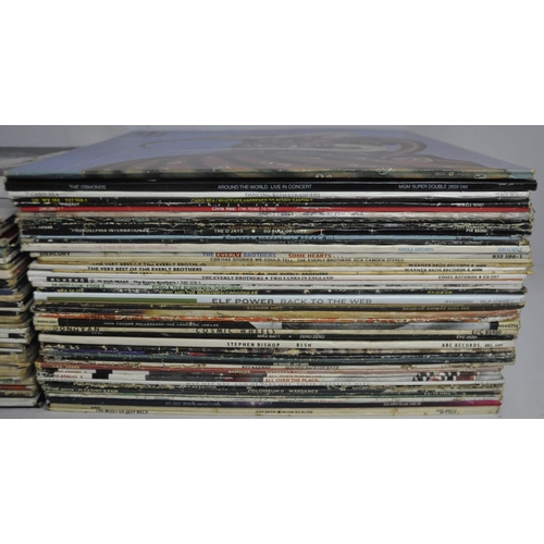 43 - CRATE CONTAINING 100 VARIOUS VINYL RECORDS