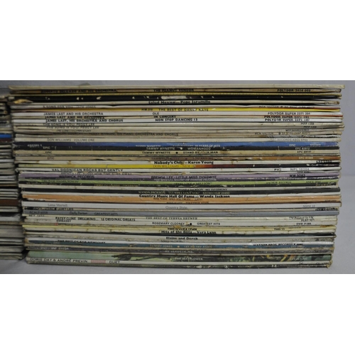 48 - BOX OF 100 VARIOUS VINYL RECORDS