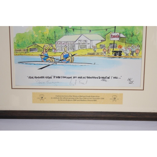 53 - GREN LIMITED EDITION PRINT (14/25) LLANDAFF ROWING CLUB 1996