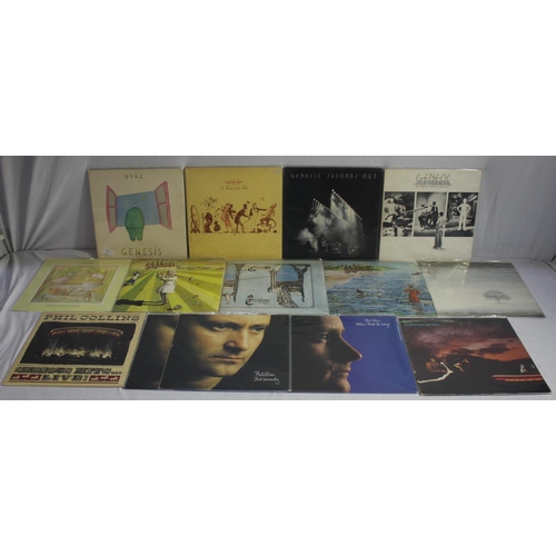 83 - 23 VARIOUS RECORDS - GENESIS, PHIL COLLINS, PETER GABRIEL VINYL RECORDS