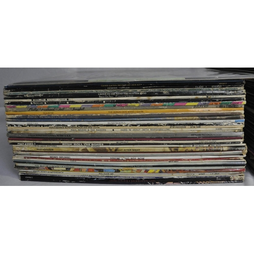 96 - 2 CASES OF VARIOUS VINYL RECORDS.  APPROX 90 IN TOTAL