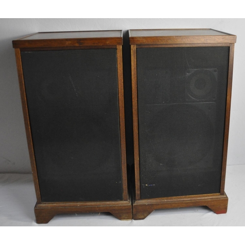 179 - PAIR OF HI-FI SPEAKERS IN TEAK CASES