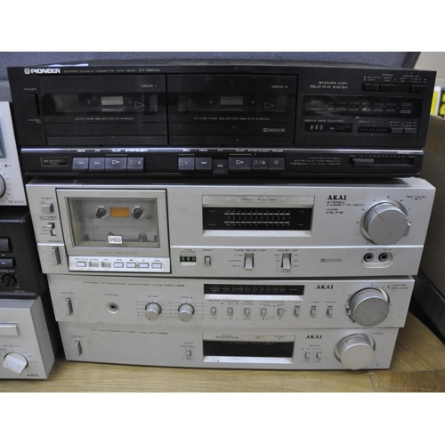 188 - VARIOUS HI-FI EQUIPMENT: ONKYO, PIONEER & AKAI