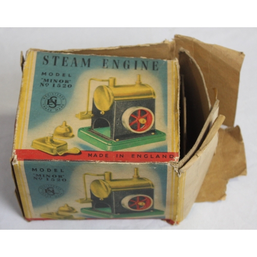 199 - MODEL MINOR No. 1520 STEAM ENGINE WITH BOX