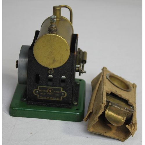 199 - MODEL MINOR No. 1520 STEAM ENGINE WITH BOX