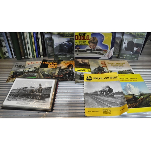 308 - QUANTITY RAILWAY MAGAZINES, BOOKS & DVDs