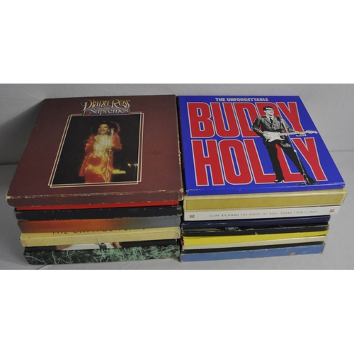 296 - 17 BOXED SETS OF VINYL RECORDS