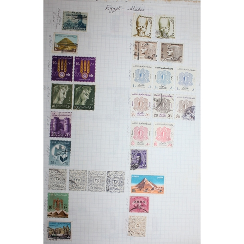 304 - 6 FOLDERS OF FOREIGN STAMPS