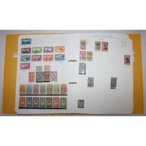 304 - 6 FOLDERS OF FOREIGN STAMPS