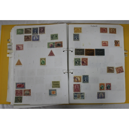 304 - 6 FOLDERS OF FOREIGN STAMPS