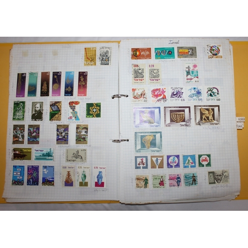 304 - 6 FOLDERS OF FOREIGN STAMPS